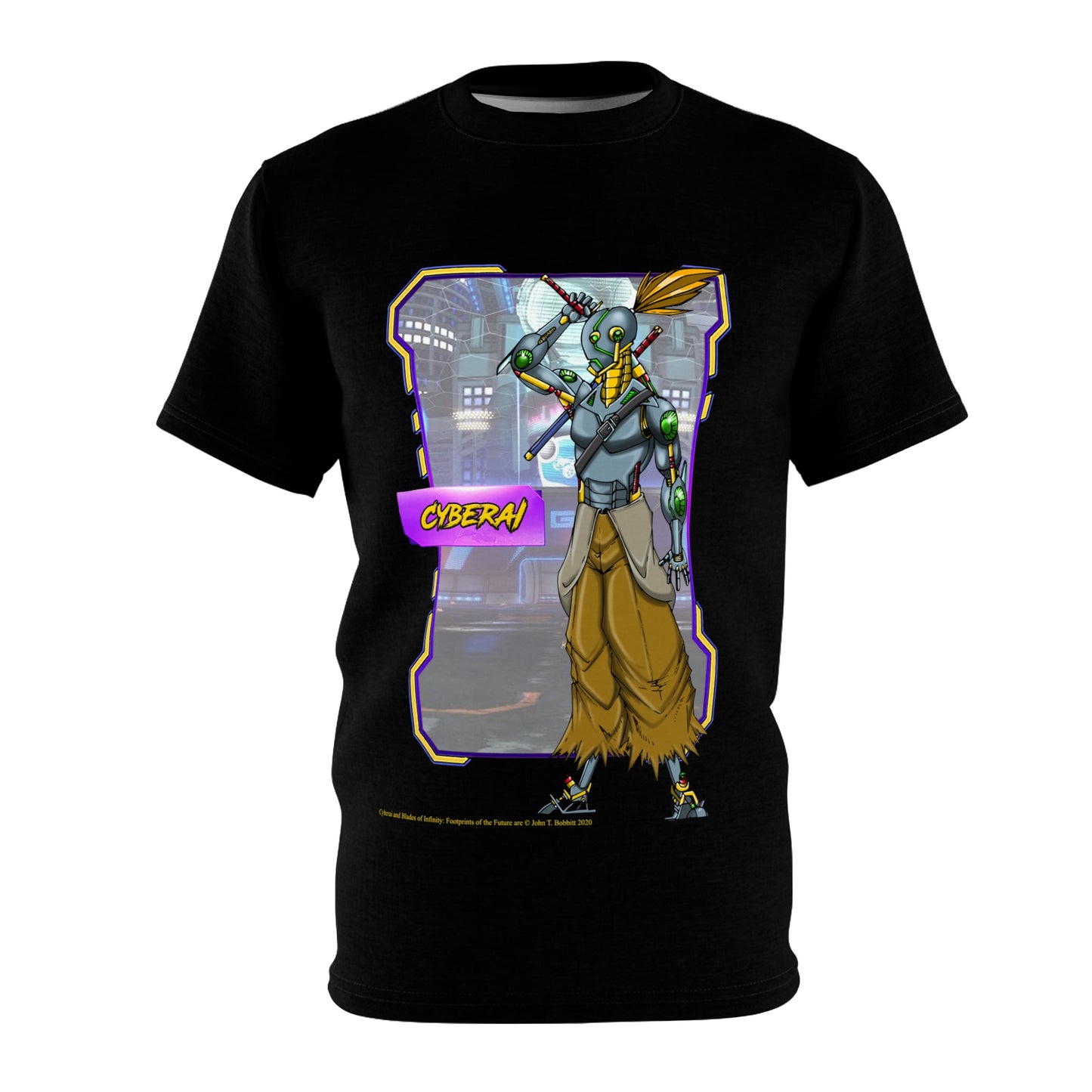 Cyberai: Footprints of the Future Unisex Cut & Sew Tee (AOP)