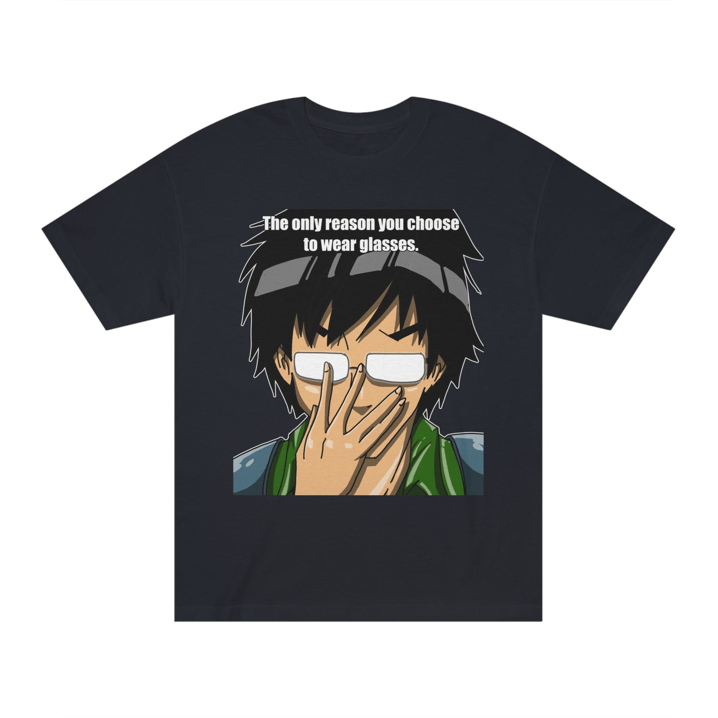 Anime Glasses Unisex Classic Tee